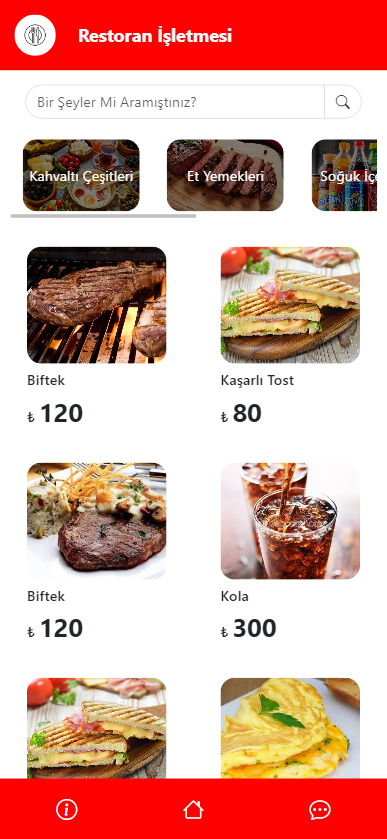 Gelişmiş Menü Sistemi