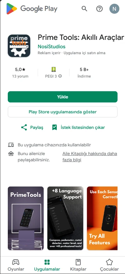 Prime Tools Akıllı Araç Uygulaması